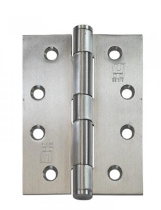 Lohala Hinge Stainless Steel 316 ,100mm x 100mm x 2.5mm ,100mm x 75mm x 2.5mm ,75mm x 63mm x 2.0mm & 75mm x 50mm x 1.5mm  Fixed Button Pin Satin