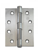 Lohala Hinge Stainless Steel 316 ,100mm x 100mm x 2.5mm ,100mm x 75mm x 2.5mm ,75mm x 63mm x 2.0mm & 75mm x 50mm x 1.5mm  Fixed Button Pin Satin