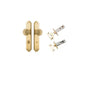 Iver Guildford Door Knob Shouldered Latch Pair, Passage Kit, Privacy Kit , Entrance Kit with High Security Lock -Brushed Brass