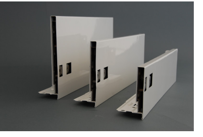 Slimbox Soft Close Drawer System, Depth 500mm , Height  90mm ,130mm and 180mm ,Screw On 40 Kg - White