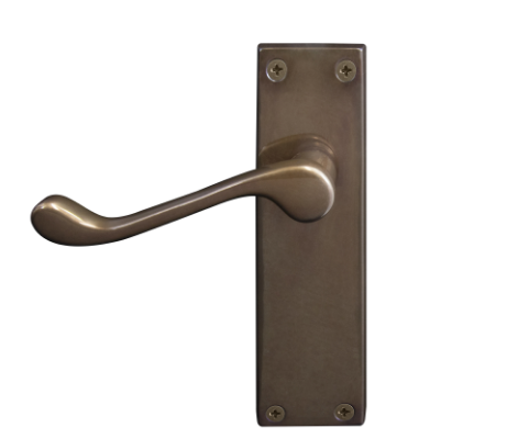 Windsor Premium NZ Victorian Square Longplate Lever Latch Price Per Pair - Available in 11 Colours