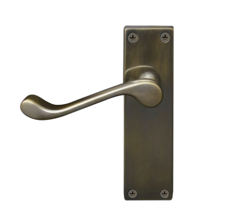 Windsor Premium NZ Victorian Square Longplate Lever Latch Price Per Pair - Available in 11 Colours