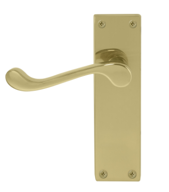 Windsor Premium NZ Victorian Square Longplate Lever Latch Price Per Pair - Available in 11 Colours