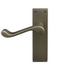 Windsor Premium NZ Victorian Square Longplate Lever Latch Price Per Pair - Available in 11 Colours