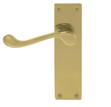 Windsor Premium NZ Victorian Square Longplate Lever Latch Price Per Pair - Available in 11 Colours
