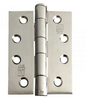 Lohala Hinge Stainless Steel 316 Heavy Duty 100mm x 75mm x 3.0mm ,8mm Pin 3.5mm Clearance Fixed Button Pin Polished & Satin