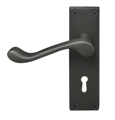 Windsor Premium NZ Victorian Square Longplate Lever Lock  Price Per Pair - Available in 11 Colours