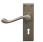 Windsor Premium NZ Victorian Square Longplate Lever Lock  Price Per Pair - Available in 11 Colours