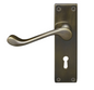 Windsor Premium NZ Victorian Square Longplate Lever Lock  Price Per Pair - Available in 11 Colours