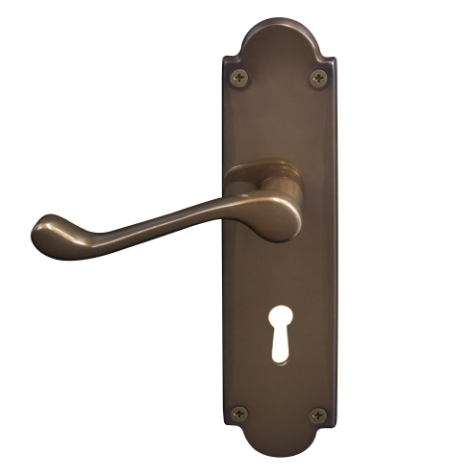 Windsor Premium NZ Victorian Longplate Lever Lock  Price Per Pair - Available in 11 Colours