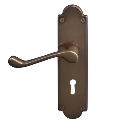Windsor Premium NZ Victorian Longplate Lever Lock  Price Per Pair - Available in 11 Colours