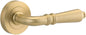 Iver Sarlat  Door Lever Rose Round Concealed Fix Pair, Passage Kit, Privacy Kit , Entrance Kit with High Security Lock - Brushed Gold PVD