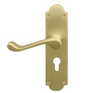 Windsor Premium NZ Victorian Longplate Lever Lock - Euro 48mm Price Per Pair - Available in 11 Colours