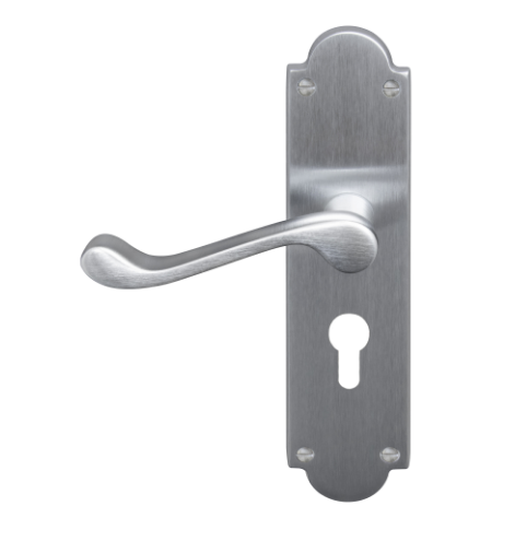Windsor Premium NZ Victorian Longplate Lever Lock - Euro 48mm Price Per Pair - Available in 11 Colours