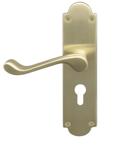 Windsor Premium NZ Victorian Longplate Lever Lock - Euro 48mm Price Per Pair - Available in 11 Colours