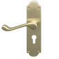 Windsor Premium NZ Victorian Longplate Lever Lock - Euro 48mm Price Per Pair - Available in 11 Colours