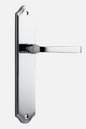 Iver Annecy Door Lever 11720 Shouldered Backplate Polished Chrome - Passage ,Privacy & Entrance