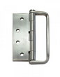 Lohala D-Handle Hinge Stainless Steel 304 ,100mm x 100mm x 3.0mm ,100mm x 75mm x 3.0mm ,100mm x 75mm x 2.5mm ,76mm x 76mm x 2.5mm & 76mm x 63mm x 2.0mm Fixed Pin Button With  Satin Nickle Handle