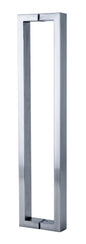 Jaeco Marine Grade Commercial Pull Handles 1704  Rectangle Straight Entrance Pull Handle 316 Stainless Steel In 3 Sizes : 600,800,1000mm - Stainless Steel, Black