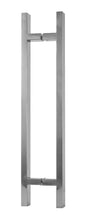 Jaeco Marine Grade Commercial Pull Handles 1705  'T Bar’ Straight Square Entrance Pull Handle 316 Stainless Steel In 2 Sizes : 450,600 - Stainless Steel, Black
