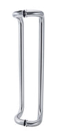 Jaeco Marine Grade Commercial Pull Handles 1708 Offset Round Entrance Pull Handle 316 Stainless Steel In 5 Sizes : 300,450,600,800,1000mm - Stainless Steel, Black