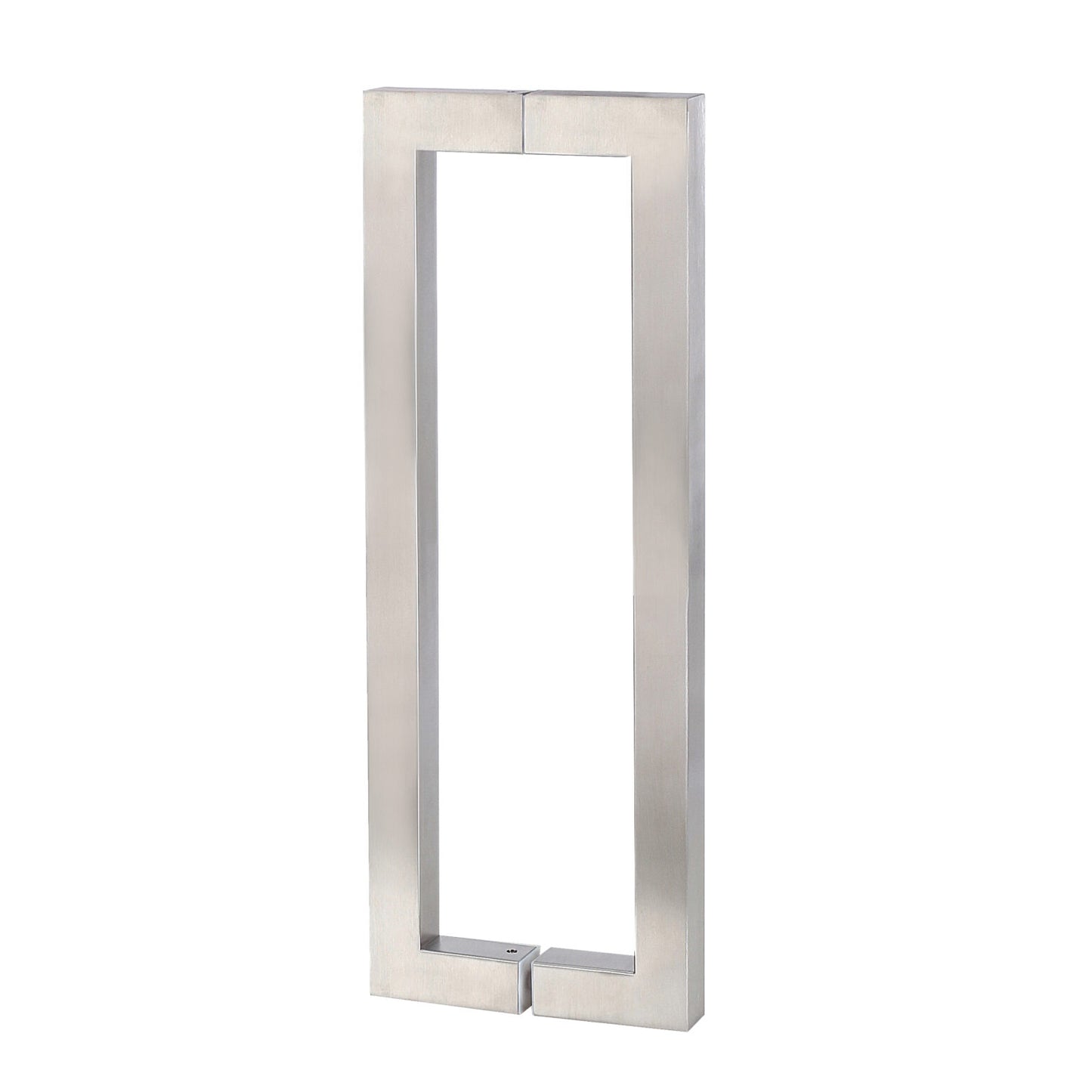Jaeco Marine Grade Commercial Pull Handles 1709 Square Straight  Entrance Pull Handle 316 Stainless Steel In 5 Sizes : 300,450,600,800,1000mm - Stainless Steel, Black