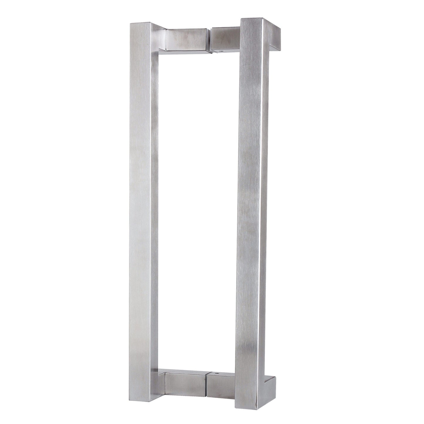 Jaeco Marine Grade Commercial Pull Handles 1710 Square Offset  Entrance Pull Handle 316 Stainless Steel In 4 Sizes : 300,400,600,800mm - Stainless Steel, Black