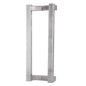 Jaeco Marine Grade Commercial Pull Handles 1710 Square Offset  Entrance Pull Handle 316 Stainless Steel In 4 Sizes : 300,400,600,800mm - Stainless Steel, Black
