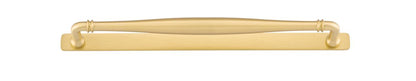 Iver Sarlat Cabinet Pull Centre to Centre 128mm,160mm,256mm, 320mm,450mm Brushed Gold PVD- With Backplate & No Backplate