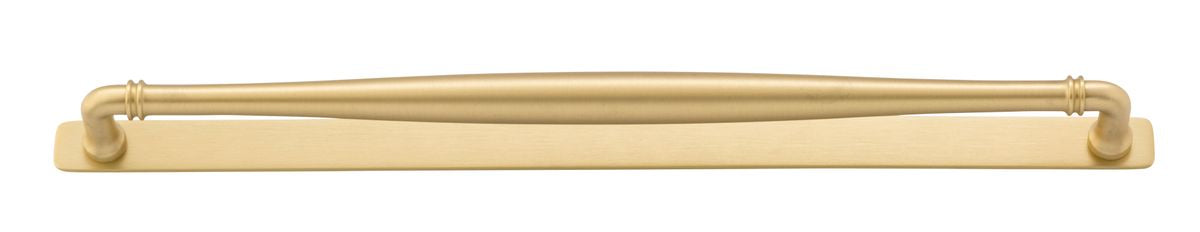 Iver Sarlat Cabinet Pull Centre to Centre 128mm,160mm,256mm, 320mm,450mm Brushed Gold PVD- With Backplate & No Backplate