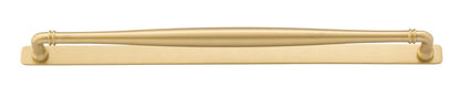 Iver Sarlat Cabinet Pull Centre to Centre 128mm,160mm,256mm, 320mm,450mm Brushed Gold PVD- With Backplate & No Backplate