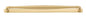 Iver Sarlat Cabinet Pull Centre to Centre 128mm,160mm,256mm, 320mm,450mm Brushed Gold PVD- With Backplate & No Backplate