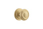 Iver Sarlat Centre Door Knob D98xP99mm BP107mm Available Colours: Brushed Brass, Brushed Chrome, Brushed Gold PVD, Matt Black, Distressed Nickel, Polished  Brass, Polished  Nickel ,Polished Chrome, Satin Nickel & Signature Brass
