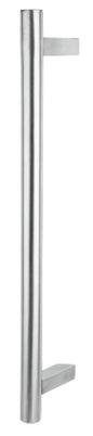 Jaeco Marine Grade Commercial Pull Handles 1714 Offset  Entrance Pull Handle 316 Stainless Steel In 5 Sizes : 300,450,600,800,1000mm - Stainless Steel, Black