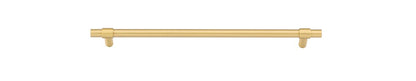 Iver Helsinki Cabinet Pull Centre to Centre 96mm,128mm,160mm, 256mm Brushed Gold PVD - With Backplate & No Backplate