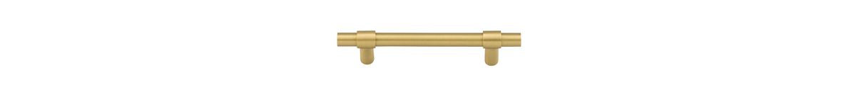 Iver Helsinki Cabinet Pull Centre to Centre 96mm,128mm,160mm, 256mm Brushed Gold PVD - With Backplate & No Backplate