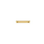 Iver Helsinki Cabinet Pull Centre to Centre 96mm,128mm,160mm, 256mm Brushed Gold PVD - With Backplate & No Backplate