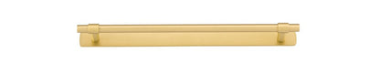Iver Helsinki Cabinet Pull Centre to Centre 96mm,128mm,160mm, 256mm Brushed Gold PVD - With Backplate & No Backplate