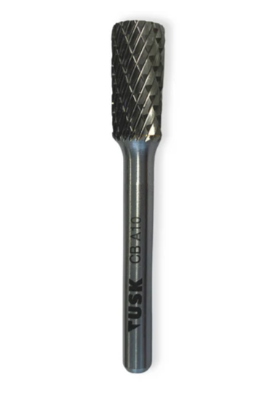 Tusk Heavy Duty Carbide Burrs E Shape 6mm Shank, Double Cut Oval Dia 6mm ,8mm ,10mm & 12mm