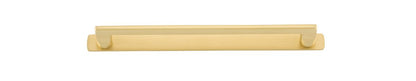Iver Baltimore Cabinet Pull Centre to Centre 128mm ,160mm,256mm,320mm,450mm Brushed Gold PVD - With Backplate & No Backplate