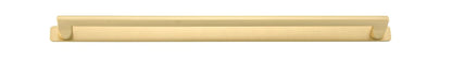 Iver Baltimore Cabinet Pull Centre to Centre 128mm ,160mm,256mm,320mm,450mm Brushed Gold PVD - With Backplate & No Backplate