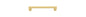 Iver Baltimore Cabinet Pull Centre to Centre 128mm ,160mm,256mm,320mm,450mm Brushed Gold PVD - With Backplate & No Backplate