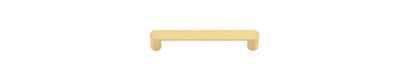 Iver Osaka Cabinet Pull Centre to Centre 96mm,128mm,160mm, 256mm Brushed Gold PVD - With Backplate & No Backplat