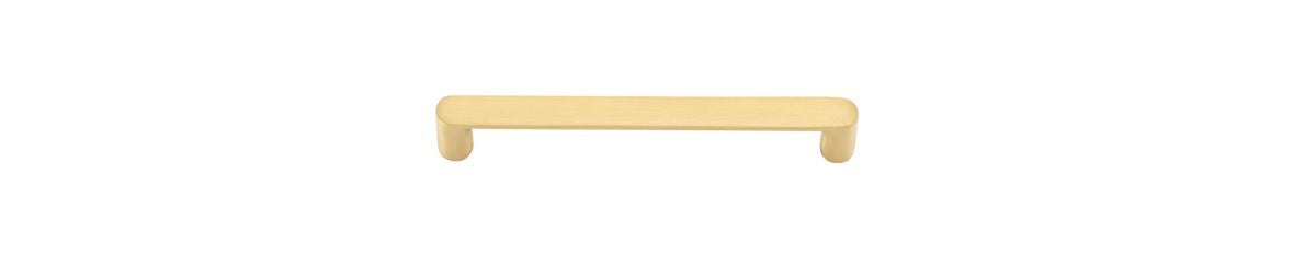 Iver Osaka Cabinet Pull Centre to Centre 96mm,128mm,160mm, 256mm Brushed Gold PVD - With Backplate & No Backplat