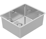 BURNS & FERALL SINGLE SINK R15 SERIES  WITH SLOT OVERFLOW STAINLESS STEEL LENGTH AVAILABLE IN 6 SIZES  : 265MM ,360MM ,380MM ,440MM ,490MM ,540MM