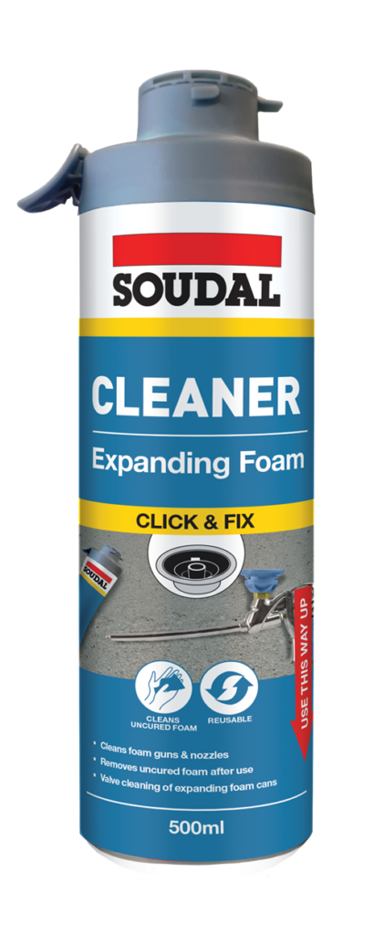 SOUDAL GORILLA CLEANER EXPANDING FOAM C&F 500ML PRICED PER UNIT - MINIMUM ORDER QUANTITY 12+ UNITS