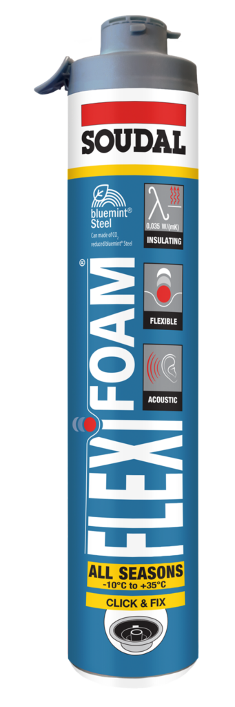SOUDAL GORILLA FLEXI EXPANDING FOAM CLICK & FIX 750ML -  PRICED PER UNIT - MINIMUM ORDER QUANTITY 12+ UNITS