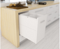 Tanova NZ Designer 2 Pull Out Soft Close Kitchen Bin - 600mm ,450mm ,400mm & 350mm Cabinet - 2 x 36Litre & 2 x 24Litre - White and Grey Charcoal