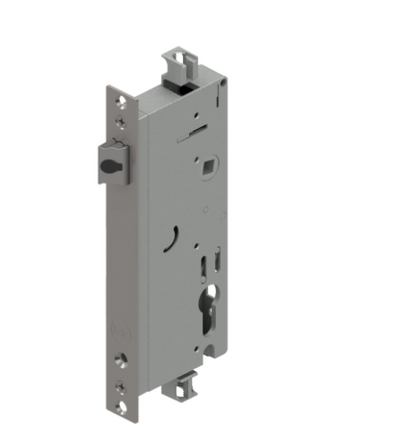 YALE ASSURE KEYED SMART-READY LOCK WITH APEX SQUARE LEVER SATIN NICKEL & MATT BLACK
