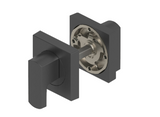 YALE ASSURE KEYED SMART-READY LOCK WITH APEX SQUARE LEVER SATIN NICKEL & MATT BLACK